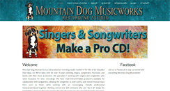 Desktop Screenshot of mountaindogmusic.com